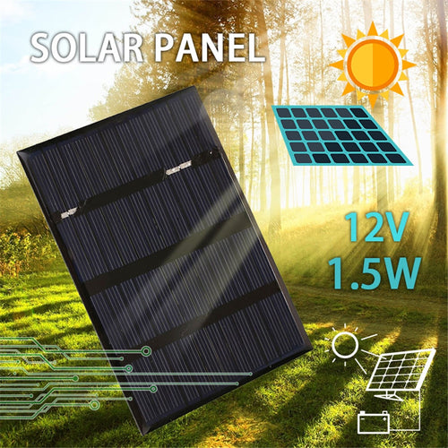 Reusable Durable Solar Cells 1.5W 12V Phone Charger Home Improvement Solar Panel 115mm*85mm
