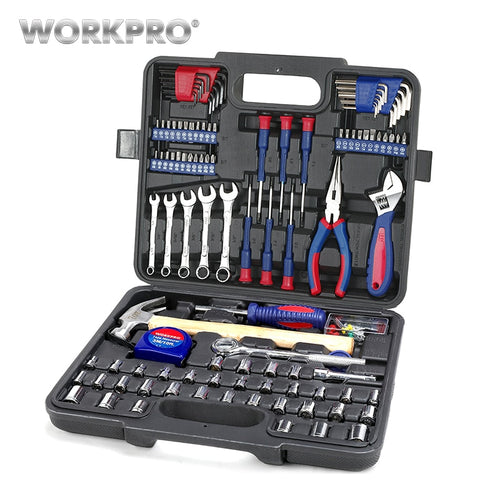 WORKPRO 165PC Home Tools Household Tool Set Home Repair Tool Set Hand Tools