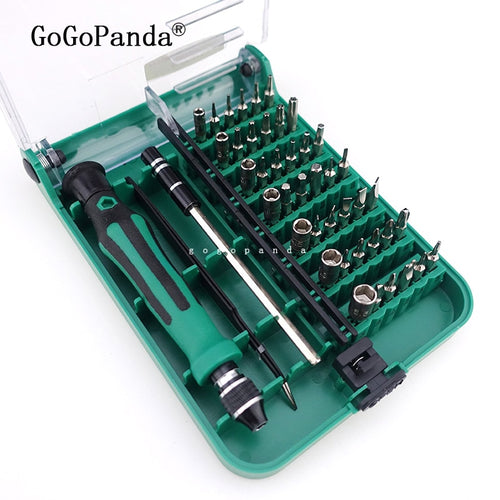 Free Shipping Design Patents Magnetic Screwdriver Set 45 In 1 Set Precision Screw Driver Tools 9002 / 9001 With Tweezer