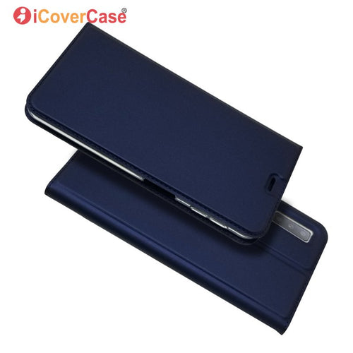 For Samsung Galaxy A7 2018 Flip Cover Magnetic Case Wallet Leather Phone Accessory Bag For Galaxy A7 2018 Book Coque Etui Hoesje
