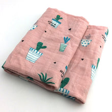 Load image into Gallery viewer, new Cotton Baby Blankets Newborn Soft Organic Cotton Baby Blanket Muslin Swaddle Wrap Feeding Burp Cloth Towel Scarf Baby Stuff