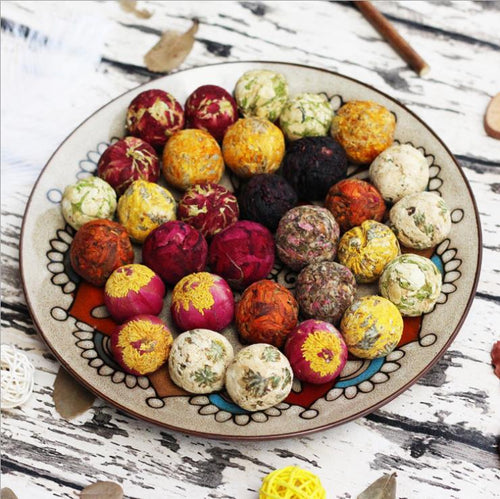 Organic Mix Blooming Tea Balls/Flowering Tea Balls 10 kinds